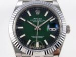 Rolex Datejust 41mm 126300 Ombre Green Smooth Jubilee VSF Factory Super Clone ETA yan görünüm