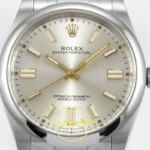 Rolex Oyster Perpetual 41mm 124300 Silver VSF V2 Eta Saat yan görünüm