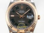 Rolex Datejust 41mm 126331 Gray Roman Dial Jubilee VSF V3 Eta Saat yan görünüm