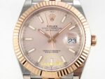 Rolex Datejust 41mm 126331 RG Stick Dial Jubilee VSF V3 Eta Saat yan görünüm