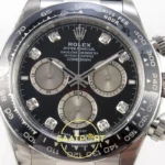 Rolex Daytona 40mm 126519 Black Silver Diamonds VSF V2 Eta Saat yan görünüm