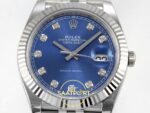 Rolex Datejust 41mm 126334 Blue Diamonds Dial Jubilee VSF V3 Eta Saat yan görünüm