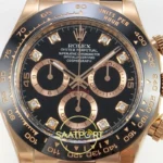 Rolex Daytona 40mm 116515 Black Diamonds VF Factory Eta Saat yan görünüm