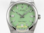 Rolex Oyster Perpetual 36 126000 Avocado Dial VSF Factory Super Clone ETA yan görünüm