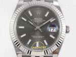 Rolex Datejust 41mm 126334 Gray Stick Dial Jubilee VSF V3 Eta Saat yan görünüm