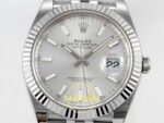 Rolex Datejust 41mm 126334 Silver Stick Dial Jubilee VSF V3 Eta Saat yan görünüm