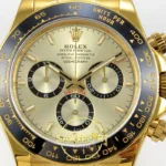 Rolex Daytona 40mm 126518 Yellow Gold QF Factory V2 Eta Saat yan görünüm