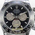 Rolex Daytona 40mm 126519 Black Silver QF Factory V3 Eta Saat yan görünüm