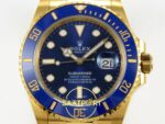 Rolex Submariner 41mm 126618 LB Blue Yellow Gold VSF Factory Eta Saat yan görünüm
