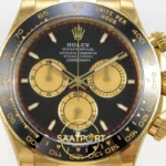 Rolex Daytona 40mm 126518 Black Yellow Gold VF Factory Eta Saat yan görünüm
