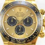 Rolex Daytona 40mm 126518 Yellow Gold Black BTF Factory Eta Saat yan görünüm