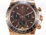 Rolex Daytona 40mm 126515 Brown Oysterflex ERF Factory Eta Saat yan görünüm