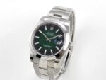 Rolex Datejust 41mm 126300 Ombre Green Smooth Oyster VSF Factory Super Clone ETA detay 3