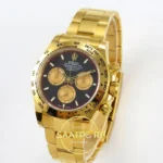 Rolex Daytona 40mm 126508 Black Yellow Gold Subdial BTF Factory Eta Saat detay 3