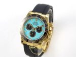 Rolex Daytona 40mm 126518 Tiffany Turquoise Oysterflex ZF Factory Eta Saat detay 3