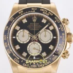 Rolex Daytona 40mm 126518 Yellow Gold Black Diamonds 3BF Factory Eta Saat detay 3