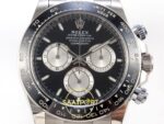 Rolex Daytona 40mm 126519 Black Silver Oysterflex ERF Factory Eta Saat detay 3