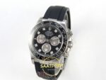 Rolex Daytona 40mm 126519 Black Silver Subdial Diamonds Oysterflex VF Factory Eta Saat detay 3