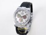 Rolex Daytona 40mm 126539TBR White MOP Oysterflex QF Factory Eta Saat detay 3