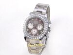 Rolex Daytona 40mm 126599TBR White MOP Steel Bracelet QF Factory Eta Saat detay 3