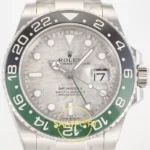 GMT Meteorit Blaken Yeşil Seramik Oyster ARF detay 3