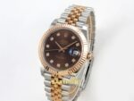 Rolex Datejust 41mm 126331 Brown Diamonds Dial Jubilee VSF V3 Eta Saat detay 3