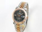 Rolex Datejust 41mm 126331 Gray Roman Dial Jubilee VSF V3 Eta Saat detay 3