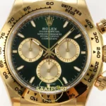 Rolex Daytona 40mm 126508 Green Yellow Gold VSF Factory V2 Eta Saat detay 3