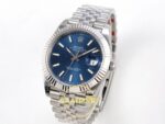 Rolex Datejust 41mm 126334 Blue Stick Dial Jubilee VSF V3 Eta Saat detay 3