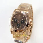 Rolex Daytona 40mm 116505 Brown Rose Gold VF Factory Eta Saat detay 3