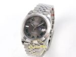 Rolex Datejust 41mm 126334 Gray Dial Green Roman Jubilee VSF V3 Eta Saat detay 3