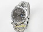 Rolex Datejust 41mm 126334 Gray Diamonds Dial Jubilee VSF V3 Eta Saat detay 3