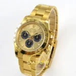 Rolex Daytona 40mm 126508 Yellow Gold Black Yellow Gold QF Factory Eta Saat detay 3