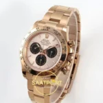 Rolex Daytona 40mm 126505 Rose Gold Black Rose Gold QF Factory Eta Saat detay 3