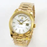 Rolex Day Date 228238 Beyaz Sedef Taşlı 40mm VSF V2 detay 3