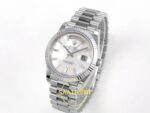 Rolex Day Date 228235 Beyaz Sedef Taşlı Kadran 40mm Eta Saat detay 3