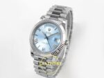 Rolex Day Date 228235 Buz Mavisi Roma Rakamlı Kadran 40mm Eta Saat detay 3