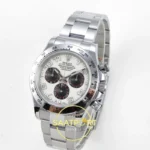 Rolex Daytona 40mm 126509 Black Silver Diamonds QF Factory Eta Saat detay 3
