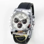 Rolex Daytona 40mm 116519 White Black Numeral QF Factory Eta Saat detay 3