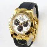 Rolex Daytona 40mm 116518 White Black Numeral QF Factory Eta Saat detay 3