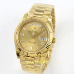 Rolex Day Date 228238 Sarı Altın Taşlı 40mm VSF V2 detay 3