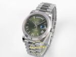 Rolex Day Date 228235 Yeşil Roma Rakamlı Kadran 40mm Eta Saat detay 3