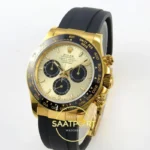 Rolex Daytona 40mm 126518 Yellow Gold Black QF Factory V3 Eta Saat detay 3