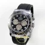 Rolex Daytona 40mm 126519 Black Silver Diamonds QF Factory V2 Eta Saat detay 3