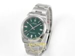 Rolex Oyster Perpetual 36 126000 Green Dial VSF Factory Super Clone ETA detay 3