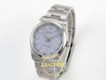 Rolex Oyster Perpetual 36 126000 Lavender Dial VSF Factory Super Clone ETA detay 3