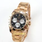 Rolex Daytona 40mm 126505 Black Silver Stick Rose Gold BTF Factory Eta Saat detay 3