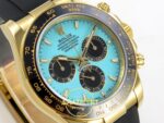 Rolex Daytona 40mm 126518 Tiffany Turquoise Oysterflex ZF Factory Eta Saat detay 4