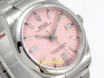 Rolex Oyster Perpetual 36 126000 Pink Dial VSF Factory Super Clone ETA detay 4