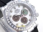 Rolex Daytona 40mm 126539TBR White MOP Oysterflex QF Factory Eta Saat detay 4